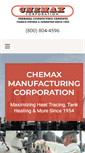 Mobile Screenshot of chemaxcorp.com